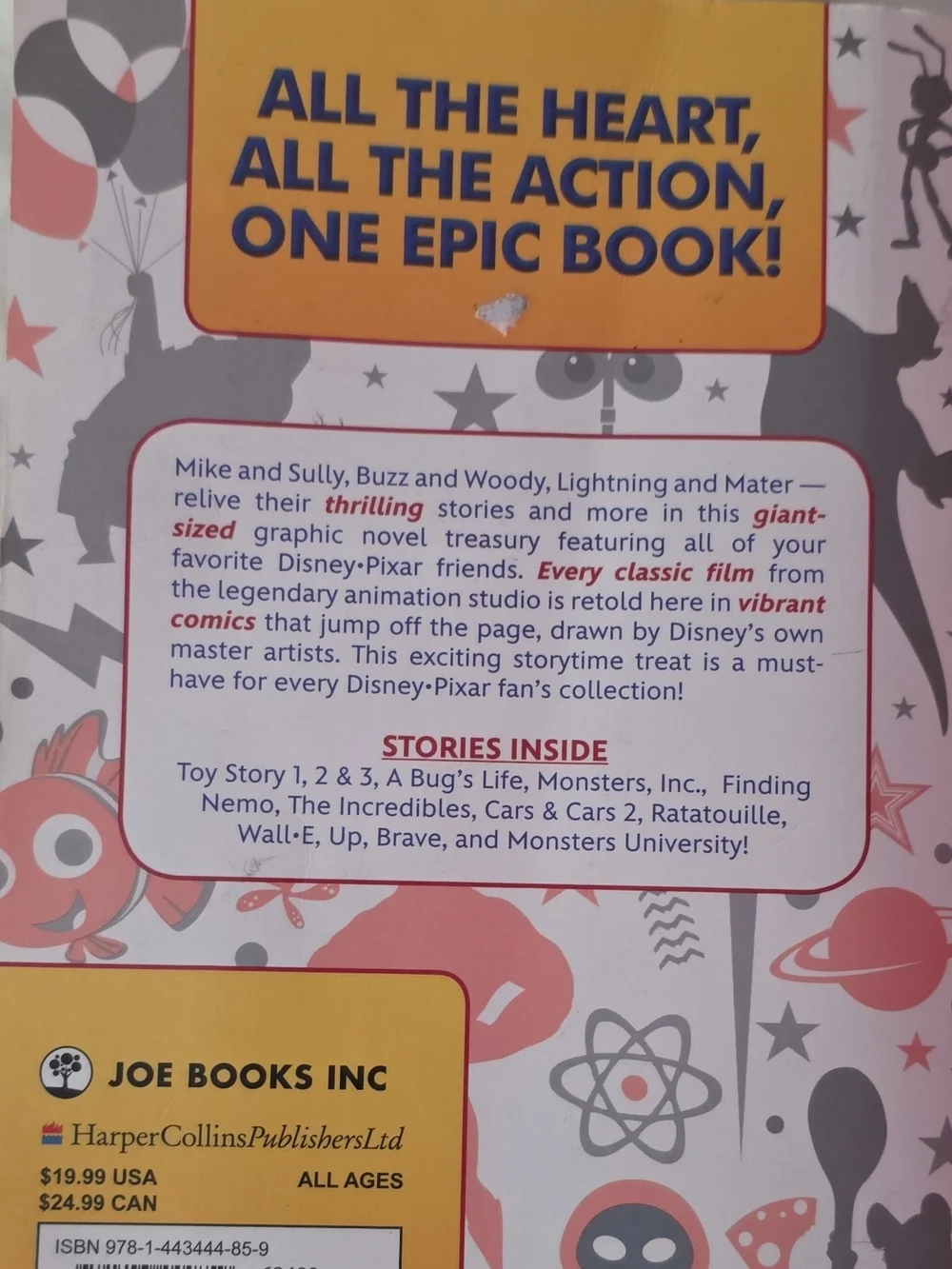 Disney Comics Treasury - Yellow & Blue Illustrated Cover